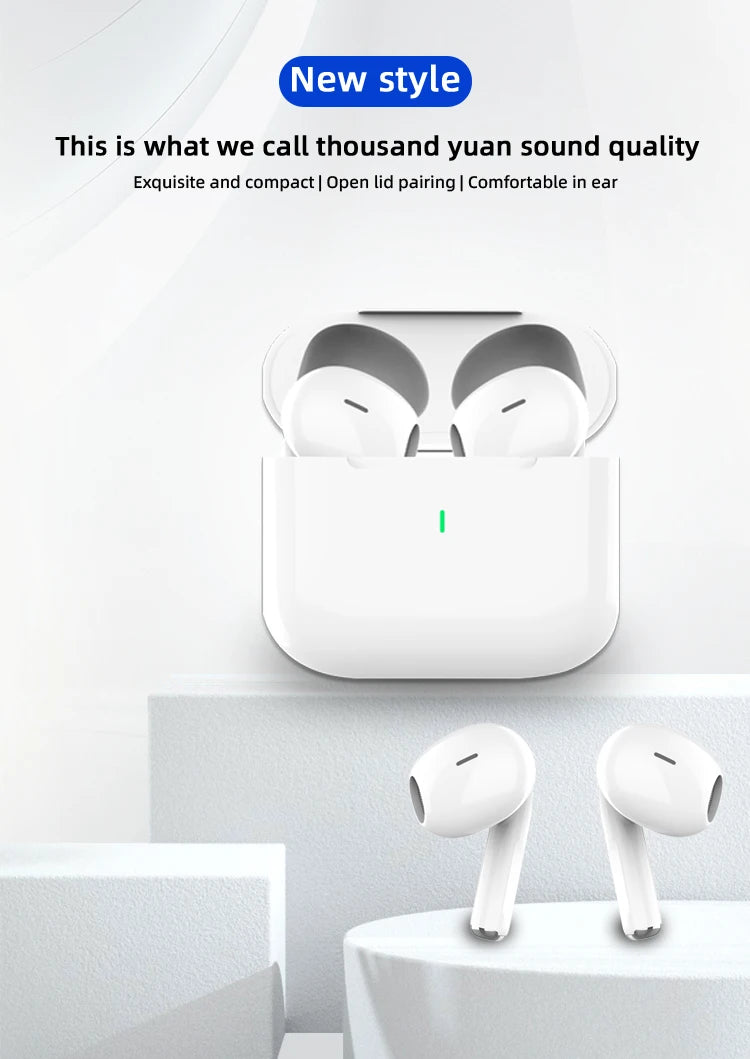 2025 New Air Pro TWS Wireless Bluetooth Earphones Headphones In Ear Earbuds Sports Noise Cancelling Headset for IPhone Android