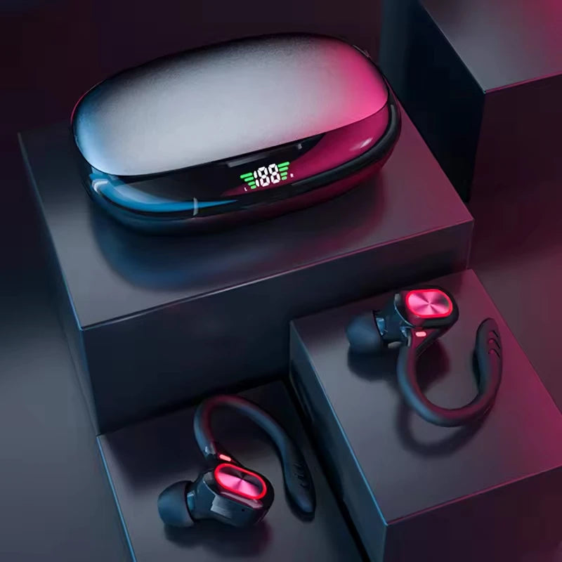 S730 Wireless Bluetooth Earphones Sports Ear Hook 9D High Fidelity Stereo Waterproof Earphones In Ear Microphone