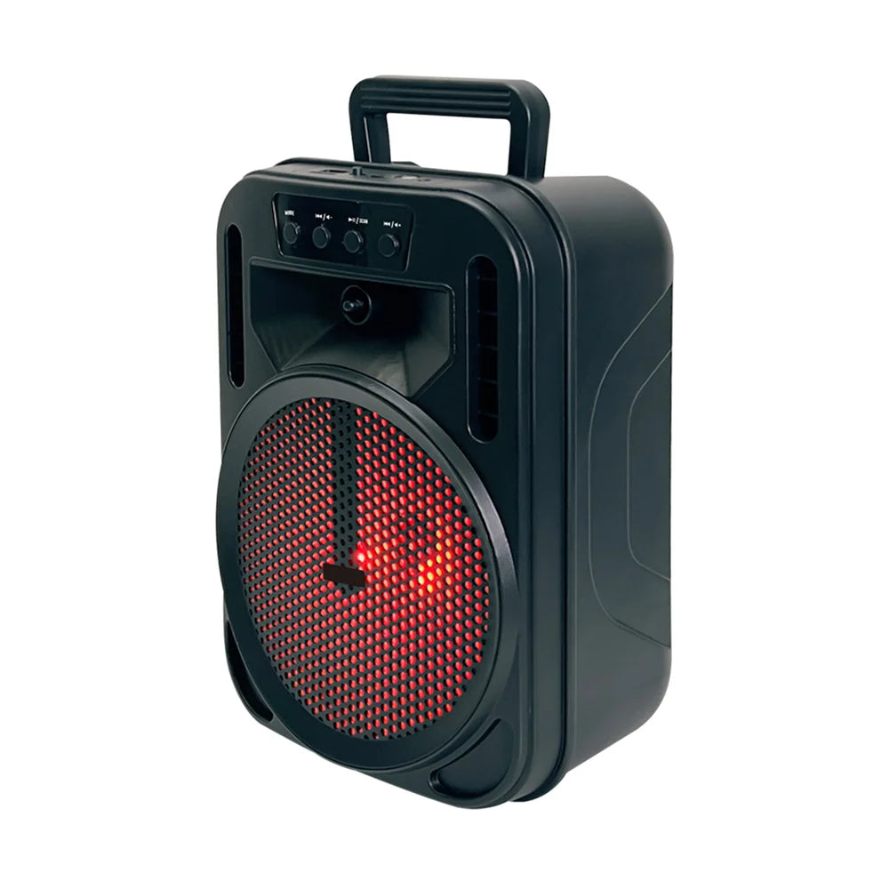 6.5" Portable Bluetooth Speaker Subwoofer Heavy Bass Sound System Party Led Light DJ karaoke Outdoor RechargeableSpeaker