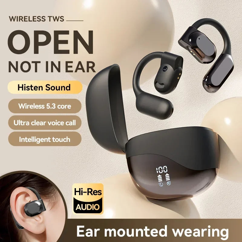 Wireless Bluetooth Headphones OWS Open Headset Air Conduction Ear Hook Earphones Handsfree Noise Canceling Audifonos Sports
