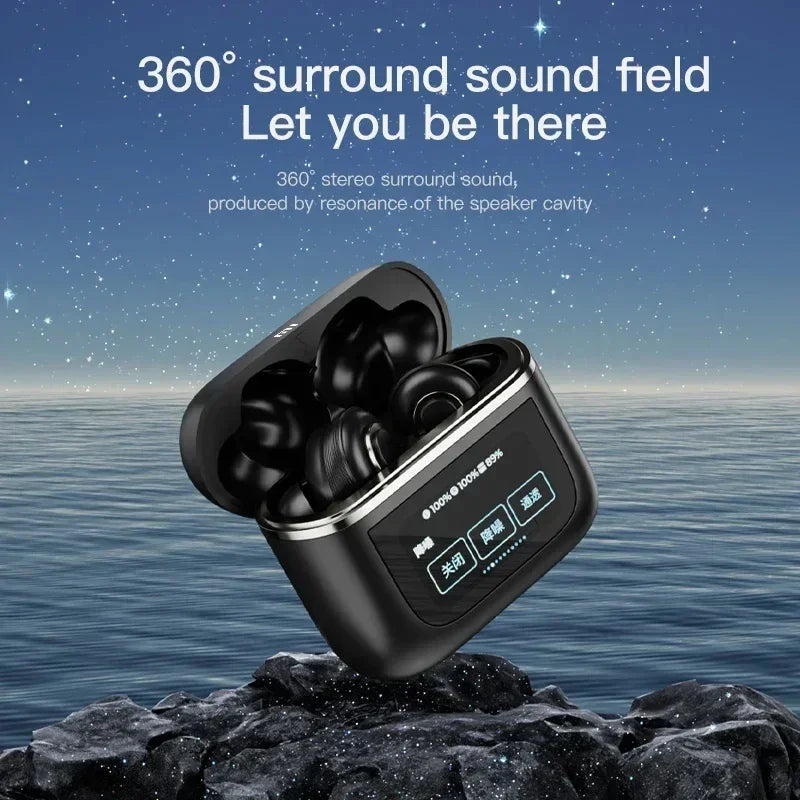 Xiaomi TWS V8 ANC+ENC wireless Bluetooth noise cancelling headphones with microphone, in ear touch screen headphones