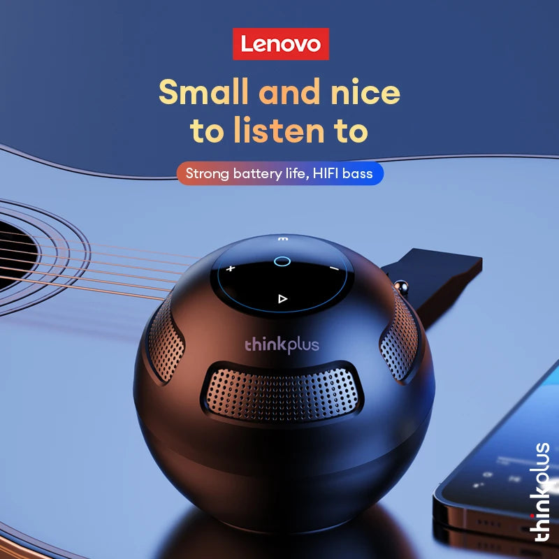 Ship From US Lenovo Bluetooth Speaker Portable Outdoor Long Endurance Home Music Player HiFi Stereo Surround Sound Box TS5