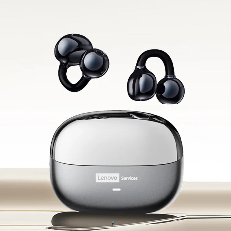 Original Lenovo LE302 Bluetooth Earphones HiFi Sound Ear Clip Earbuds Sports Music Long Battery Life Wireless Headphones Choice