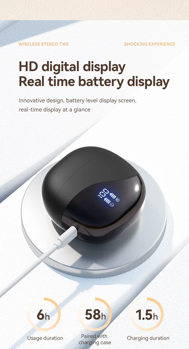 Wireless Bluetooth Headphones OWS Open Headset Air Conduction Ear Hook Earphones Handsfree Noise Canceling Audifonos Sports