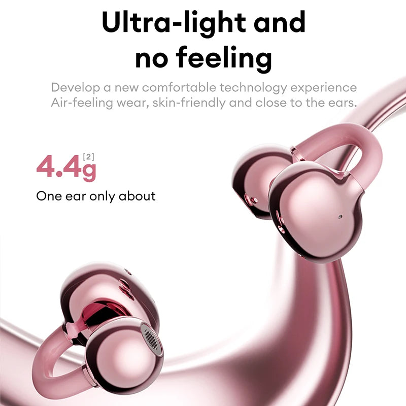 Original Lenovo LE302 Bluetooth Earphones HiFi Sound Ear Clip Earbuds Sports Music Long Battery Life Wireless Headphones Choice
