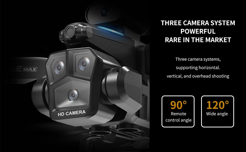 Foldable Camera Drone for Beginners & Adult - Four Direction Obstacle Avoidance, 360° Flips, One-Key Take Off/ Landing, 3D Flips