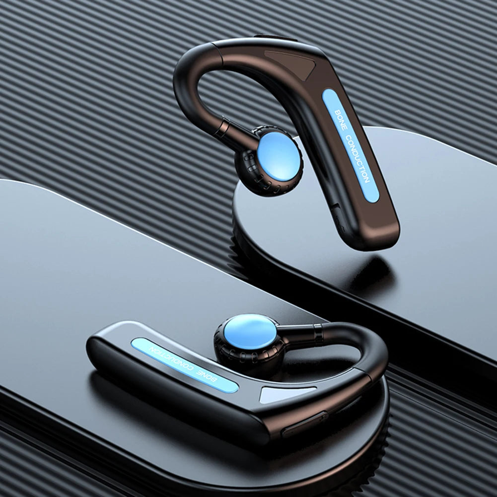 Bone Conduction Headphone M-618 Ear Hook Bluetooth Earphones Handsfree Wireless Sport Headset IPX5 Waterproof With Microphone