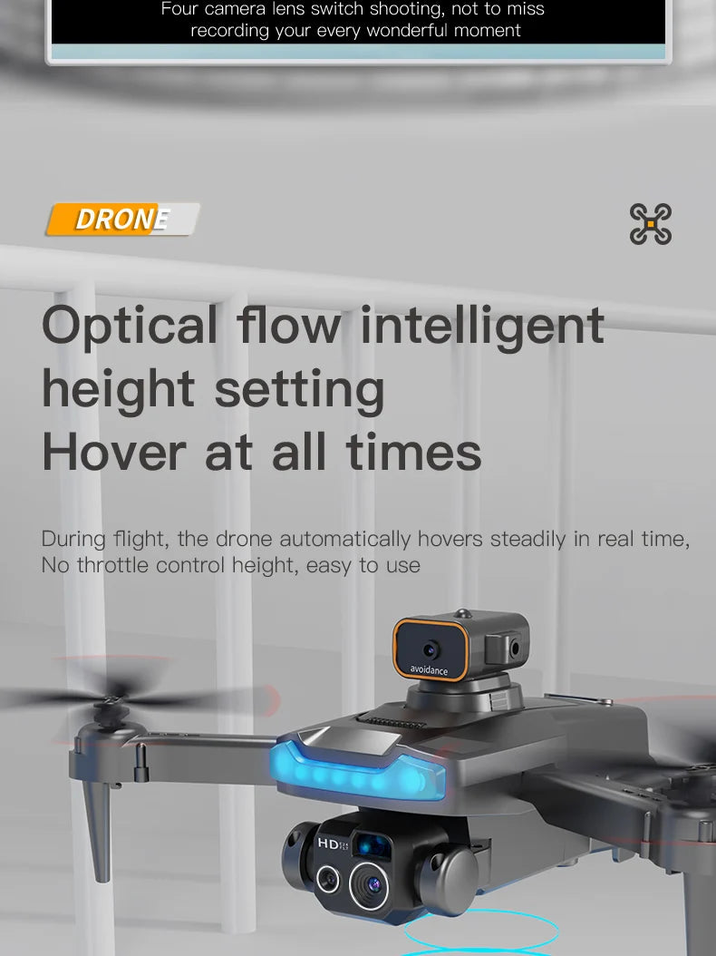 P15 Drone Professional 4K Aerial Photography Quadcopter HD Dual Camera Omnidirectional Obstacle Avoidance for Adult Boy Toy