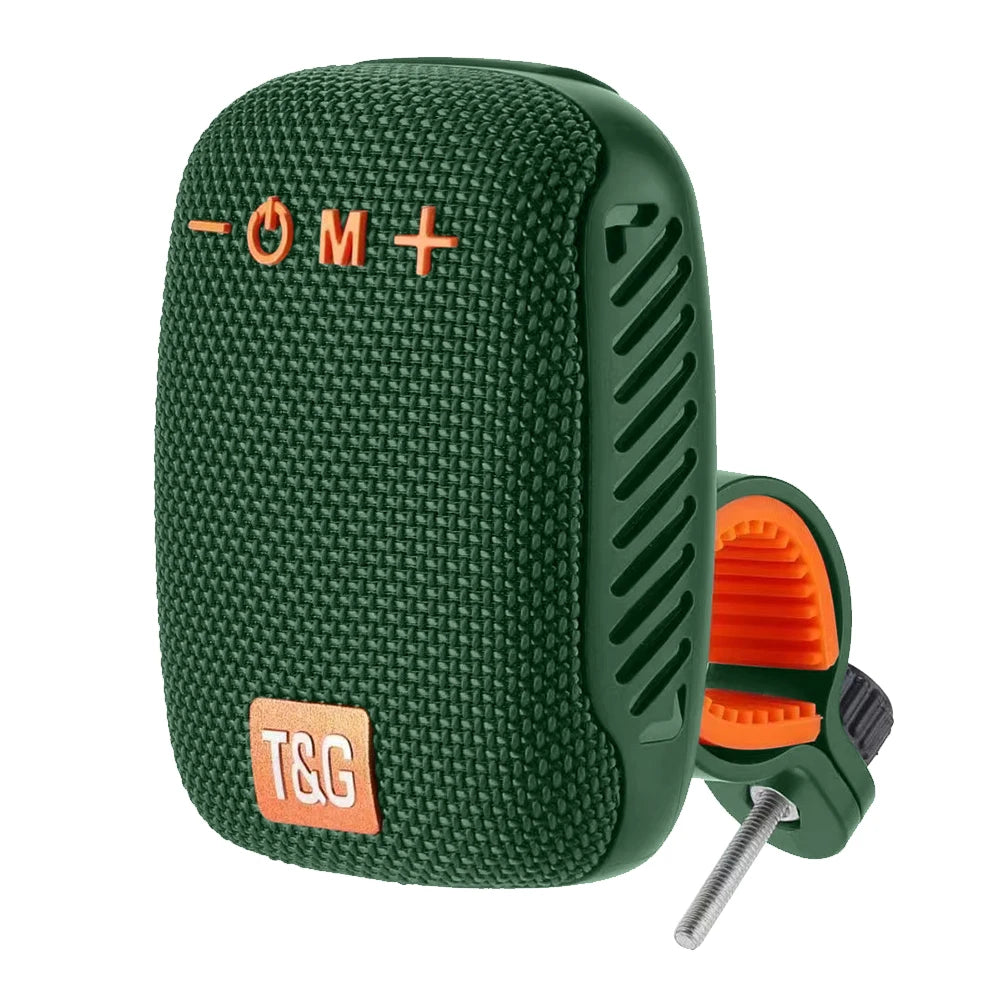 TG392 Bicycle Wireless Stereo Speaker Type-C USB Rechargeable Portable Outdoor Boombox Waterproof Bluetooth-compatible FM Radio
