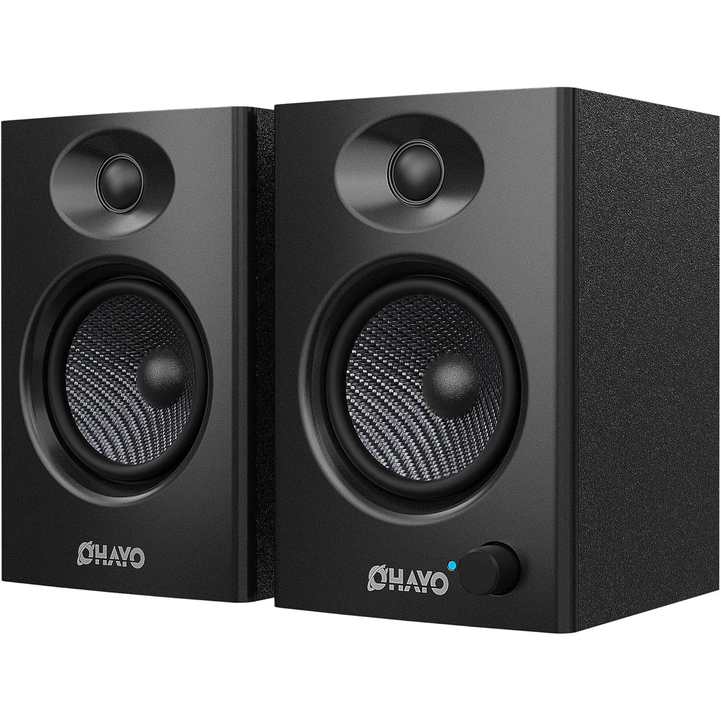OHAYO 60W Computer Speakers for Gaming and Music, Active Bluetooth 5.3, Stereo 2.0 Speakers for Desktop PC Monitor or Laptop