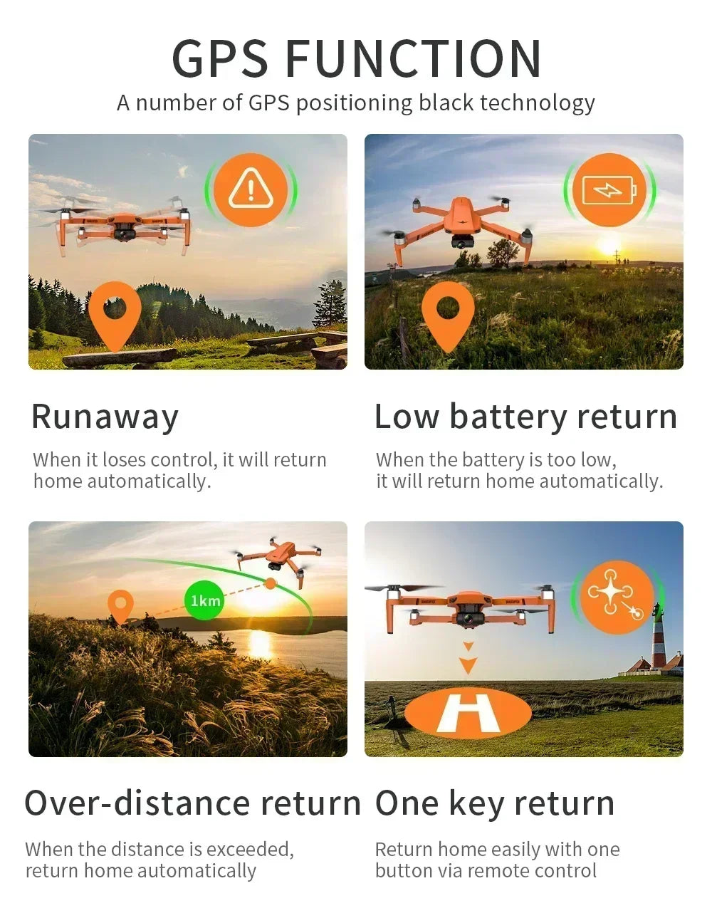 2025 KF102 4K HD GPS Drone with Dual Camera 2-Axis Gimbal Optical Flow WiFi FPV, Foldable Toy for Beginners and Professionals