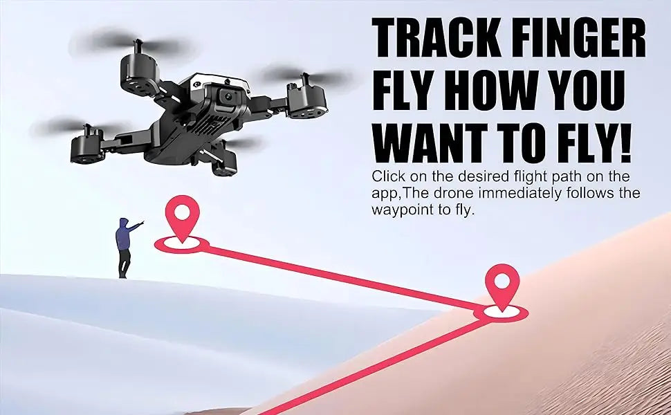 T6 drone, dual cameras, one-click takeoff and landing, 540 ° intelligent obstacle avoidance, gesture recognition, intelligent ho