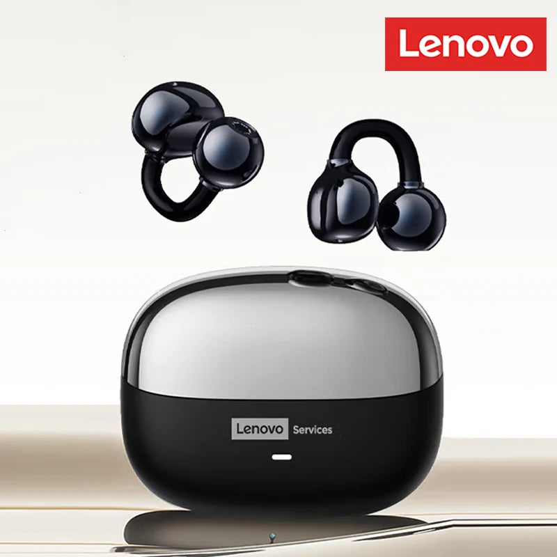 Original Lenovo LE302 Bluetooth Earphones HiFi Sound Ear Clip Earbuds Sports Music Long Battery Life Wireless Headphones Choice