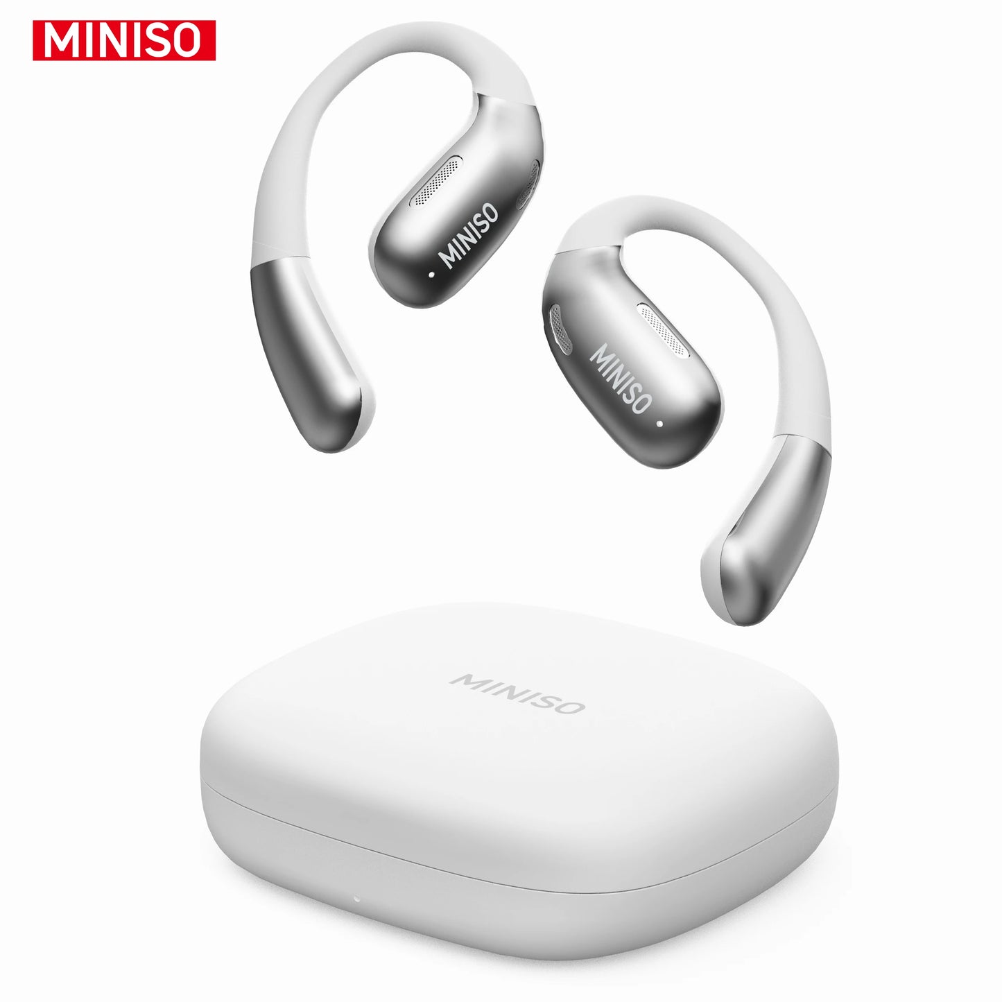 MINISO X28 Bluetooth Headset 5.4 Sports Headset Button Control Noise Cancelling Foldable Ear Hanging Headphones 48 Hours Of Lon