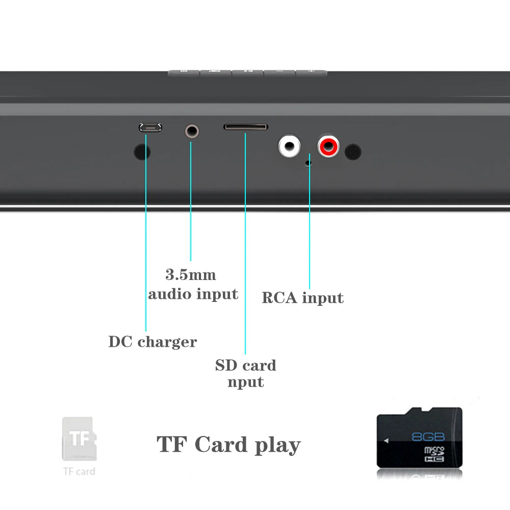 Home Theater Sound System Bluetooth Speaker Computer Speakers TV Soundbar Box Subwoofer Radio Music Center Boom Box Colum