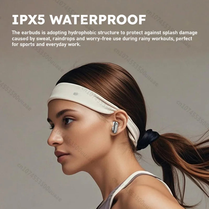 Monster GT19 Ultra Mini Ture Wireless Earbuds Invisible In-Ear Bluetooth 5.3 Earphone IPX5 Waterproof Sports Ear Buds with Mic
