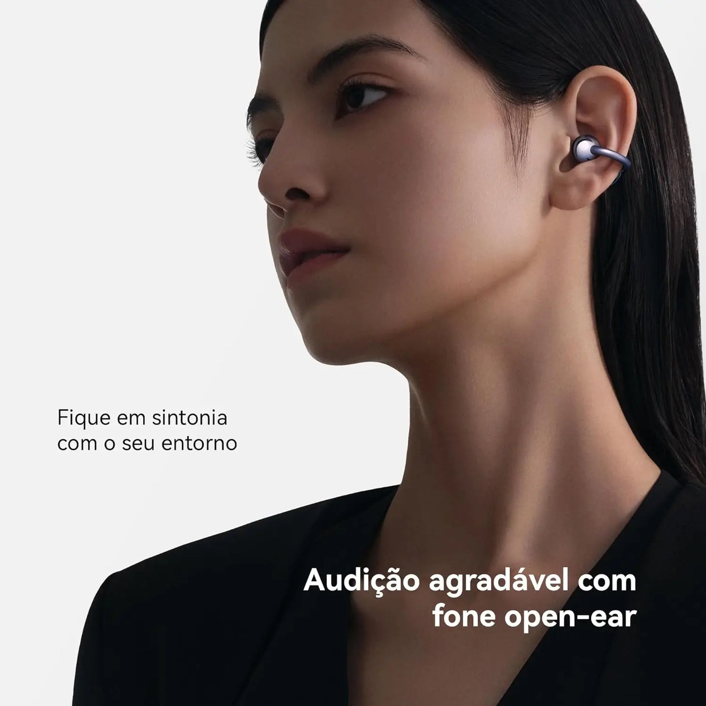 HUAWEI FreeClip Wireless Earbuds - Open Ear Bluetooth Earphones with Long Lasting Battery AI Crystal Clear Sound - Lightweight