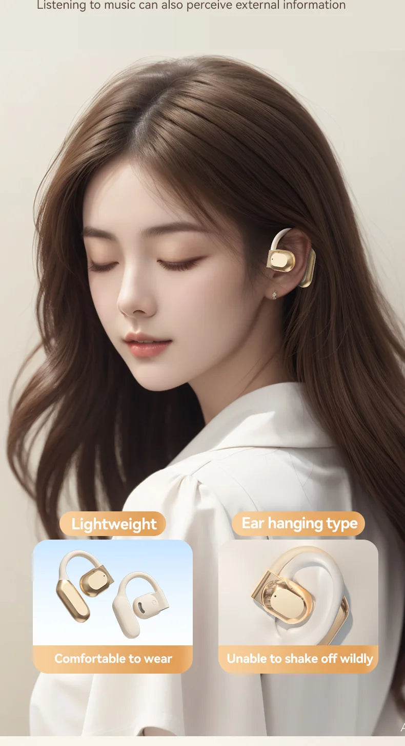 Wireless Bluetooth Headphones OWS Open Headset Air Conduction Ear Hook Earphones Handsfree Noise Canceling Audifonos Sports