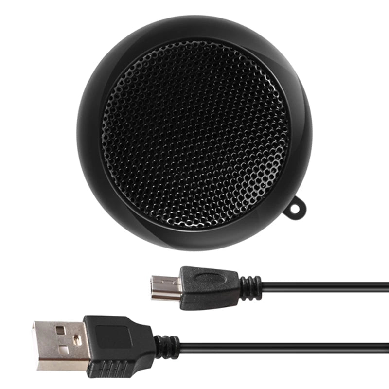 Mini Speaker Portable Rechargeable Travel Speaker With Aux Input Wired 3.5Mm Headphone Jack