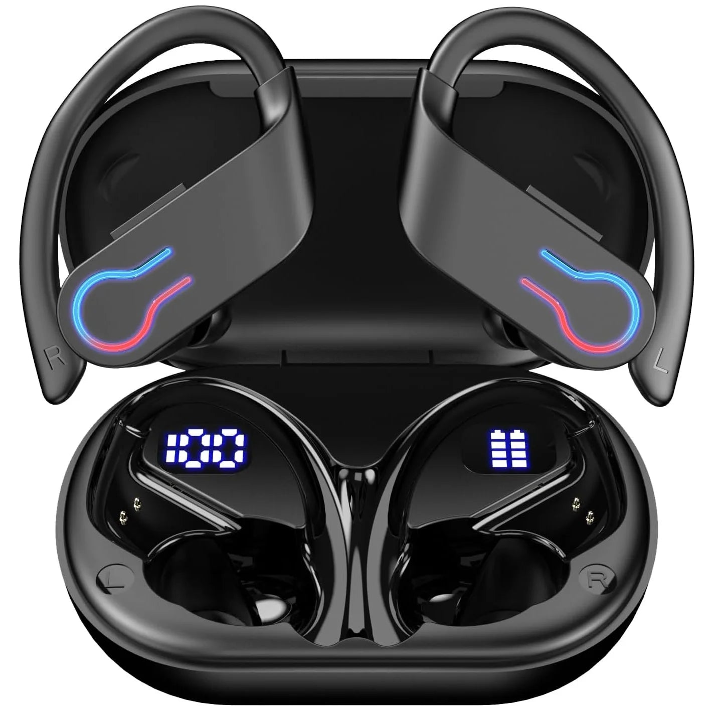 Q63 Wireless Headphone,Bluetooth Earphones,Waterproof Earpieces Sport Earbuds,for Huawei iPhone Android Xiaomi TWS Music Headset