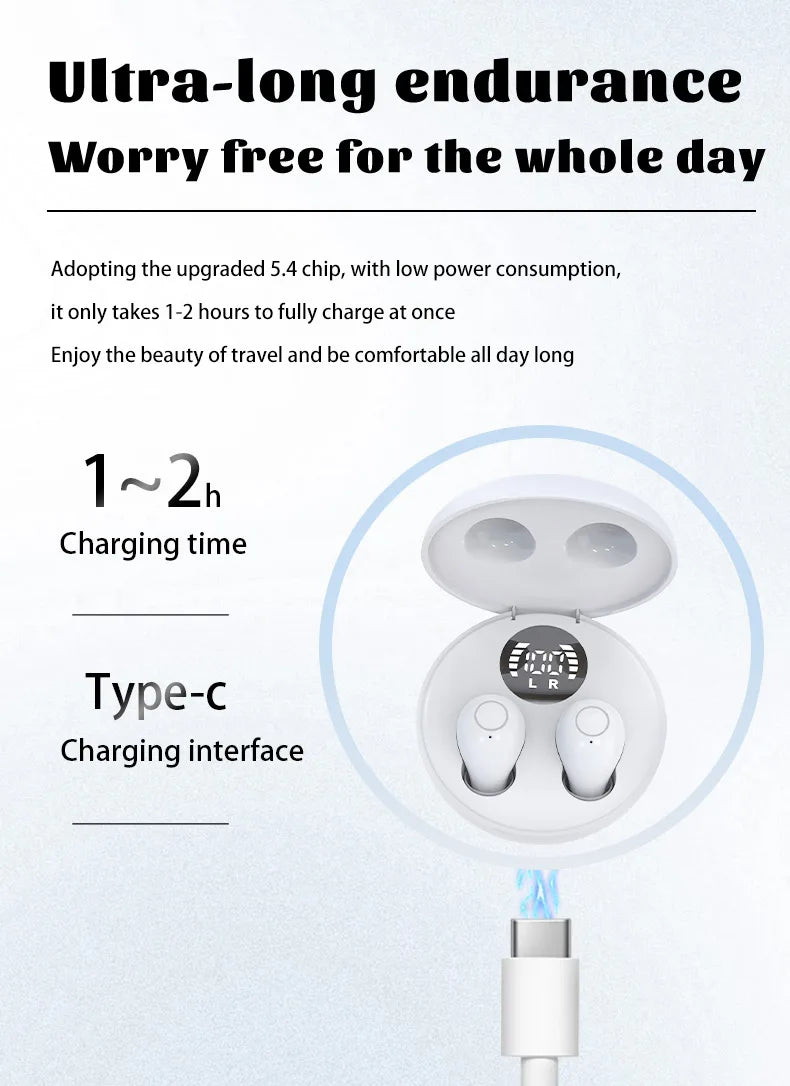 SK31 Mini Sleeping 5.4 Bluetooth Earphone Wireless Headphones Sport Running Invisible Earbuds HIFI Bass For Xiaomi Redmi Headset