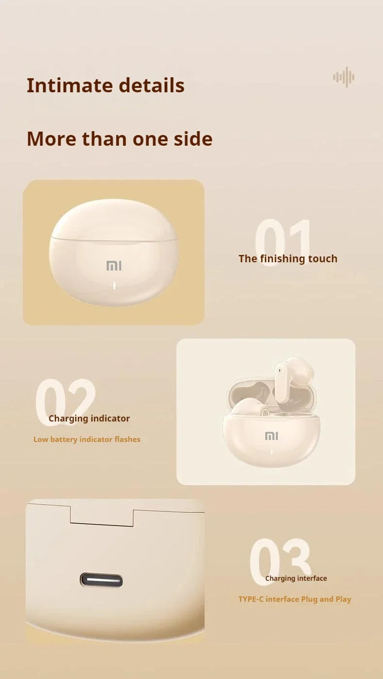 Original Redmi Wireless Bluetooth Earphones Ear Earbud Wireless Headphone Waterproof ENC Noise With Mic Sports Hifi Headsets