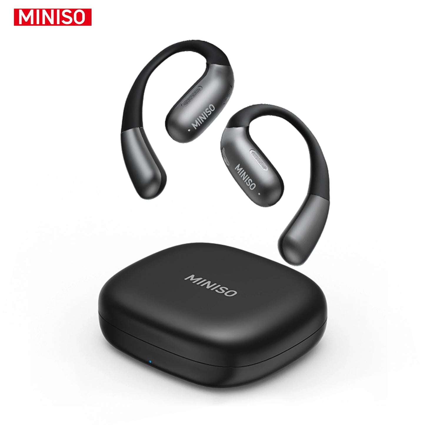 MINISO X28 Bluetooth Headset 5.4 Sports Headset Button Control Noise Cancelling Foldable Ear Hanging Headphones 48 Hours Of Lon