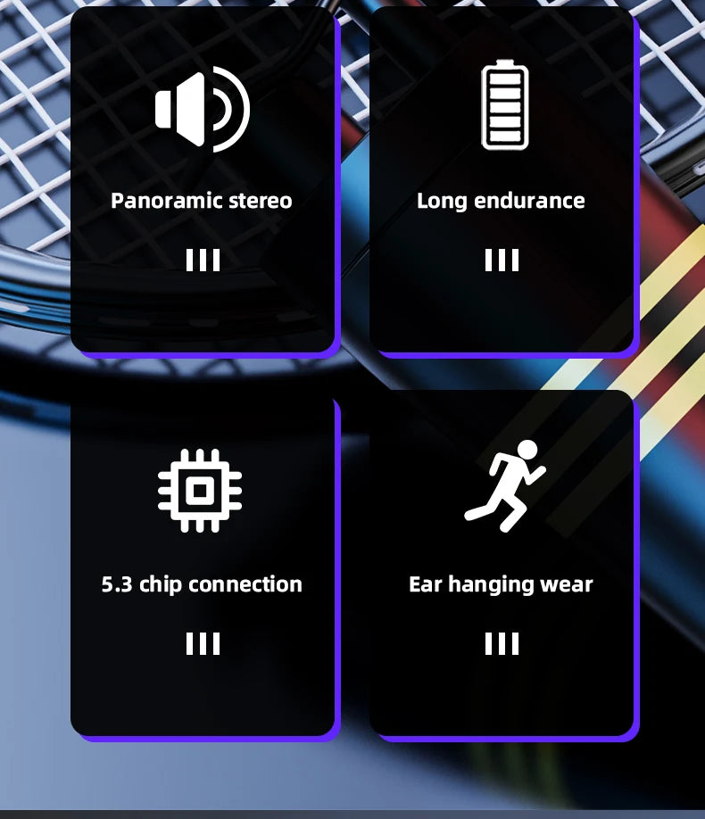 Lenovo LP75 Ture Wireless Headphones TWS Bluetooth 5.3 Noise Reduction Sports Ear Hook HiFi Stereo Waterproof Gaming Earphones