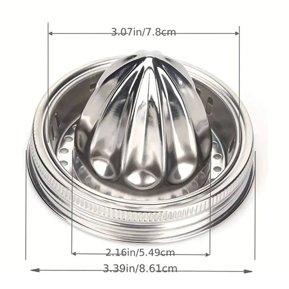 Stainless Steel Lemon Juicer Manual Citrus Juicer Citrus Lemon Juice Squeezer for Mason Jars