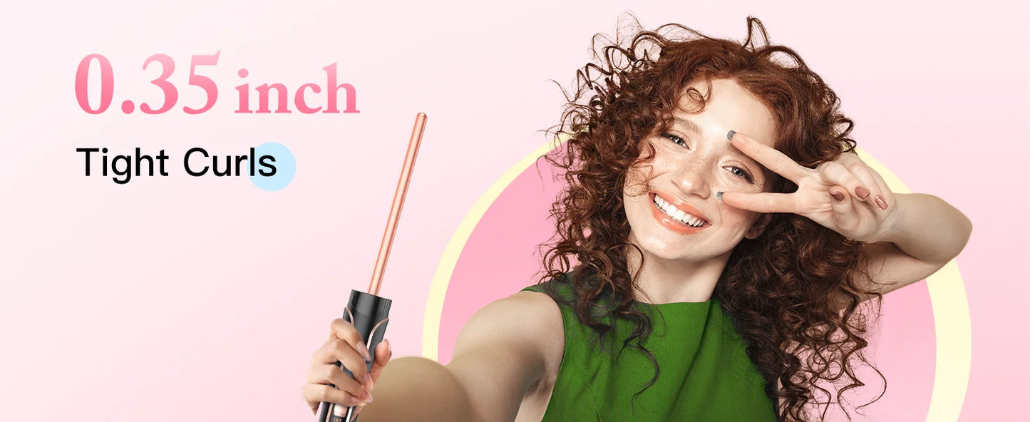 BESTOPE PRO Waver Curling Iron Wand,  5 in 1 Curling Wand Set with 3 Barrel Hair Crimper for Women, Fast Heating Hair Wand Curle