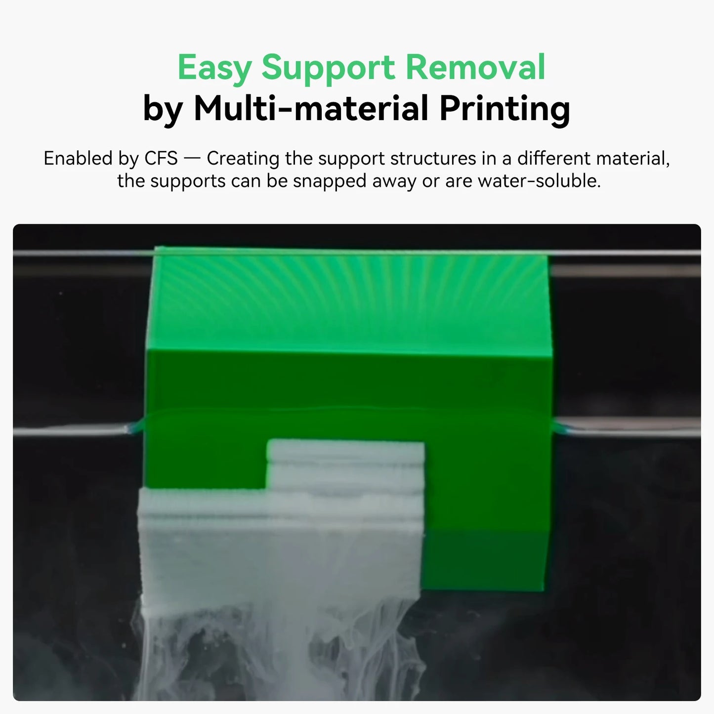 Creality Hi Combo 3D Printer with Multi-color CFS RFID Filament Reading Fully Automated Filament Detection Size 26*26*30CM