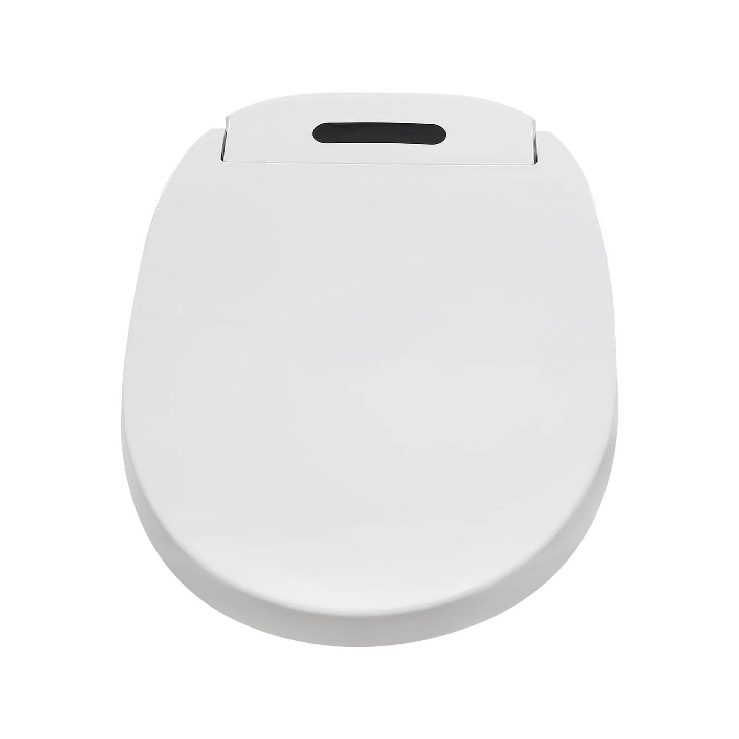 Electronic Heated Smart Toilet  Seat Bidet with Air Dryer Adjustable Temp LED Night Light Self-Cleaning Nozzle Side Controls