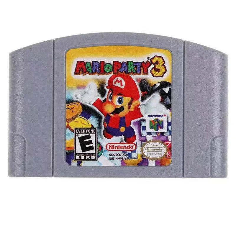 N64 USA Version 64 Bit Console Classic Video Games Cartridge Multiple Series 007 Castlevania Party Series BANJO Gift Toys