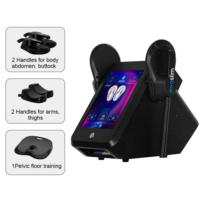 Myoslim Body Slim Sculpt Muscle Stimulate Fat Removel 6500W  Eletric Machine Hi-emt RF Weight Lose Portable Electromagnetic