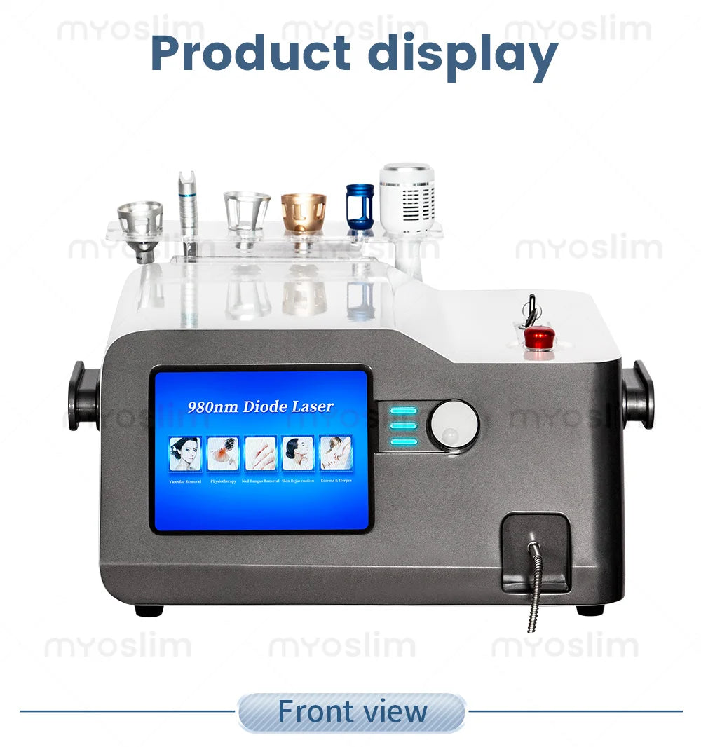 980nm 5 in 1 Laser Diode Vascular Spider Varicose Vein Remover Nail Fungus Treatment Physical Therapy Eczema Removal
