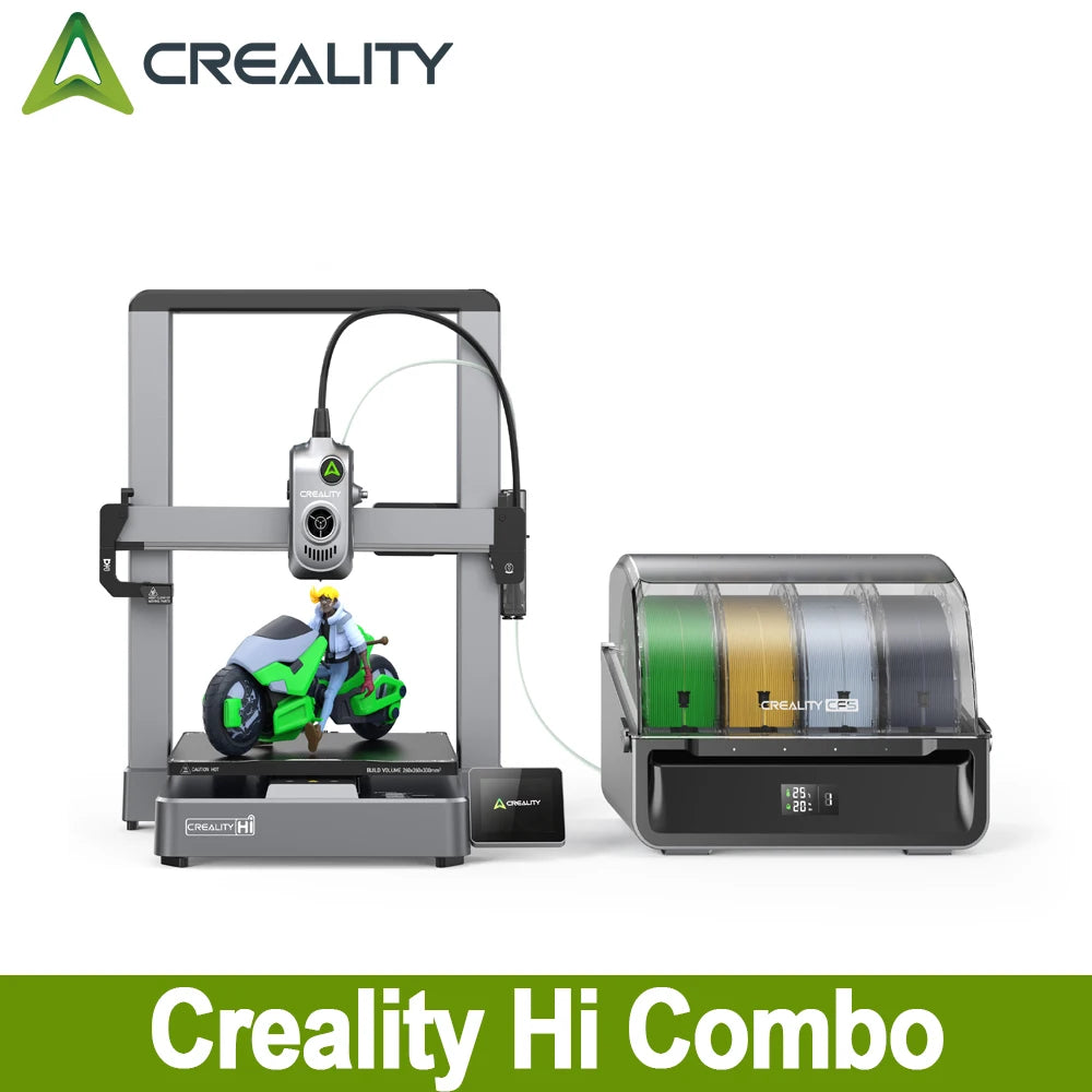 Creality Hi Combo 3D Printer with Multi-color CFS RFID Filament Reading Fully Automated Filament Detection Size 26*26*30CM