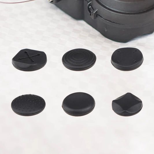 6 Pcs Silicone Analog Controller Thumb Stick Thumbstick Cap Thumbstick Grip Cap for PlayStation Psvita PS Vita 1000/2000