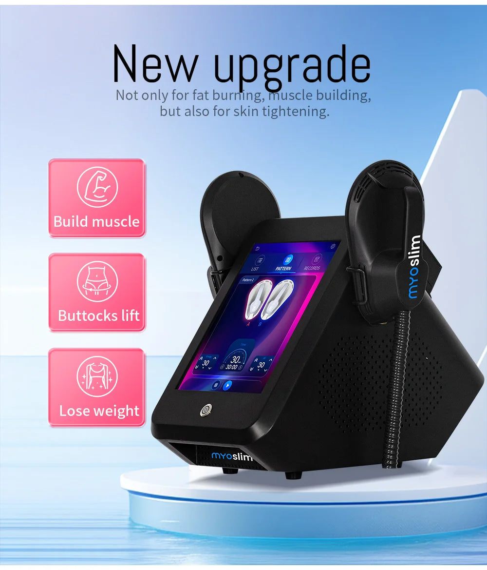 Myoslim Body Slim Sculpt Muscle Stimulate Fat Removel 6500W  Eletric Machine Hi-emt RF Weight Lose Portable Electromagnetic