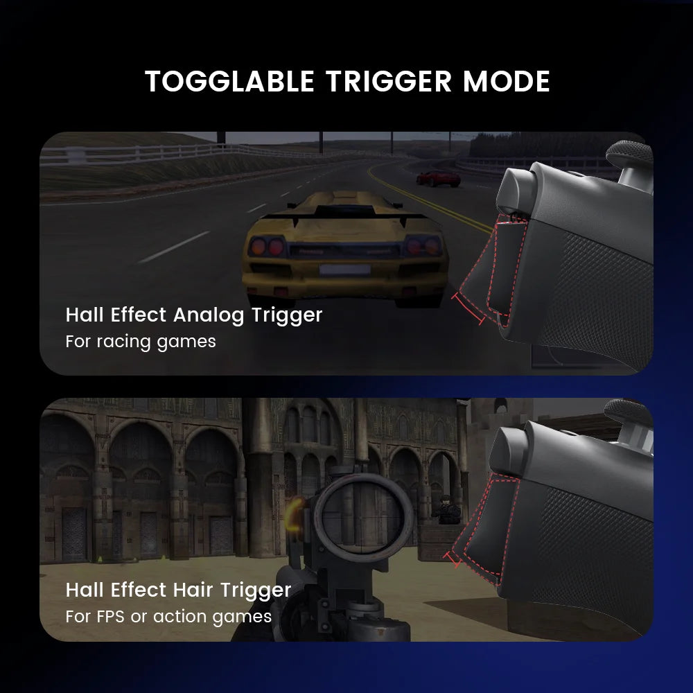 GameSir G8 Galileo Cellphone Gamepad Game Controller with Hall Effect Joystick for iPhone 15 Android Mobile Phone Cloud Gaming