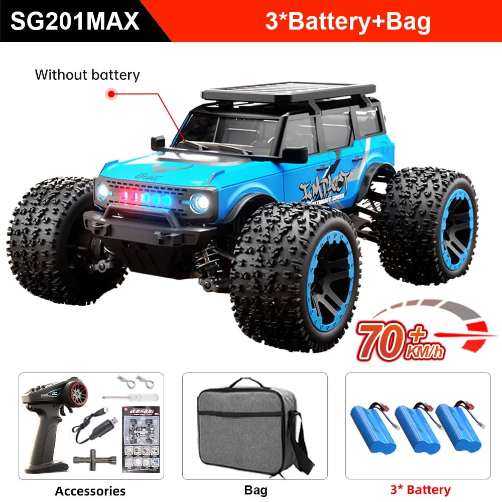 ZLL SG201 MAX 1:20 High Speed Drift Racing Car 70KM/H Brushless Motor 4WD RC Off Road Car Monster Trucks Toys For Kids Gifts