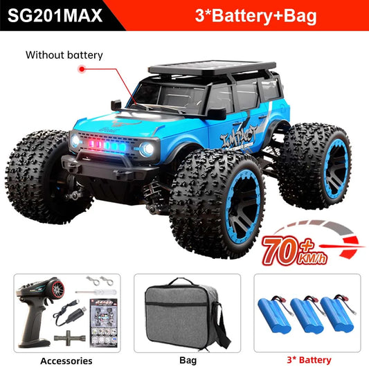 ZLL SG201 MAX 1:20 High Speed Drift Racing Car 70KM/H Brushless Motor 4WD RC Off Road Car Monster Trucks Toys For Kids Gifts
