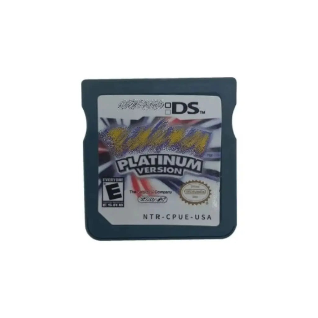 USA Version NDS for Pokemon Handheld Game Golden Heart Silver Soul Pearl Diamond White Gold Game Card  Collection for Nintendo