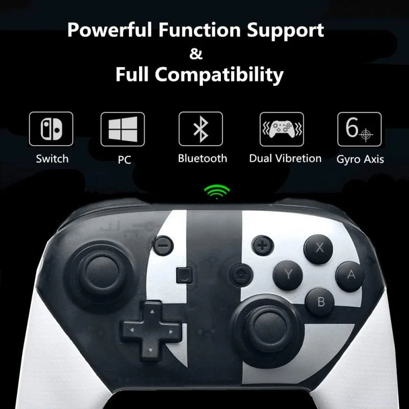 Wireless Bluetooth Gamepad For Nintend Switch Pro Controller Joystick For Switch Game Console With 6-Axis Handle