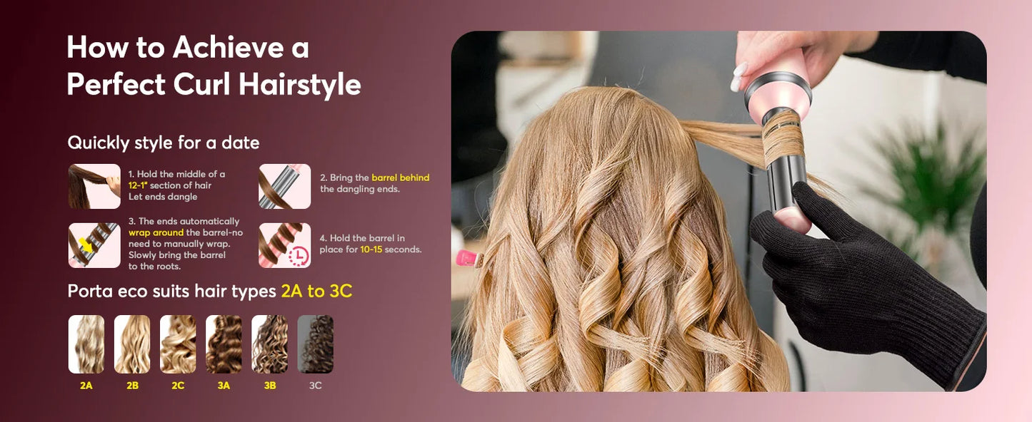 High Speed 5 in 1 Hair Dryer Hot Air Comb Set,Hair Brush Curling Iron Hair Straightener Styling Tool For Blow Dryer Gift Box