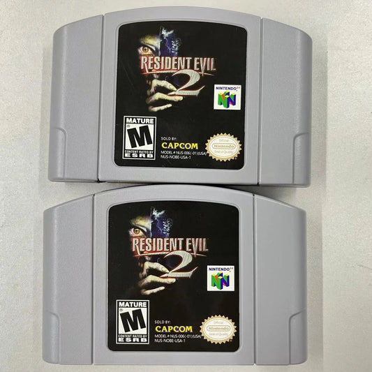 N64 Game Card  Resident Evil 2 Game Console Video Game Cartridge USA Version 64-bit Console Video  Cartridge Gift