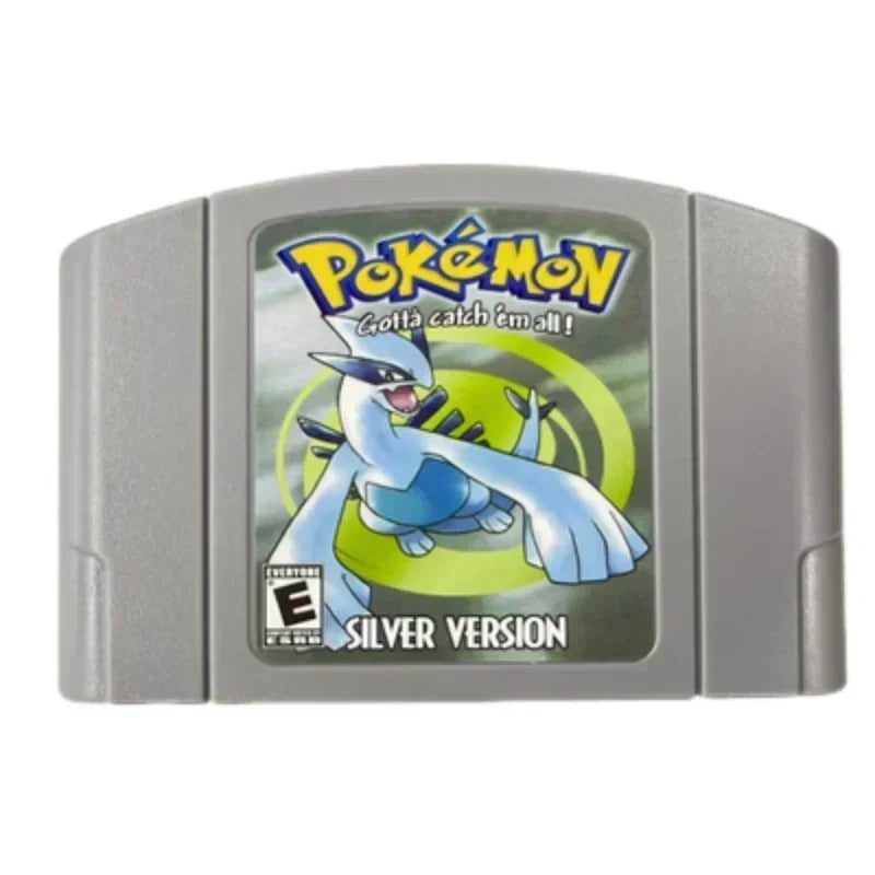 N64 USA Version 64 Bit Console Video Games Cartridge for Pokemon  Crystal Gold Silver Stadium 1 2 Hobby Collection Gift Toys
