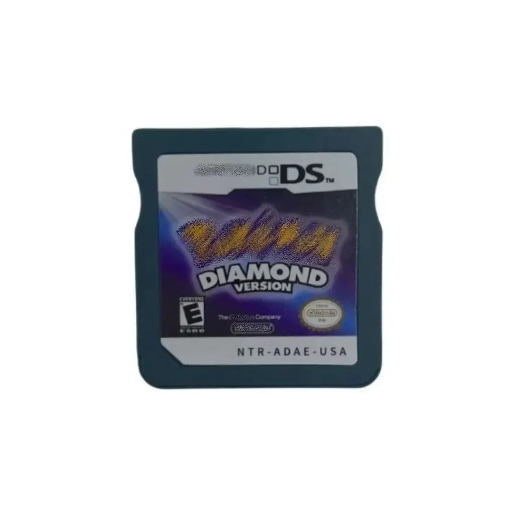 USA Version NDS for Pokemon Handheld Game Golden Heart Silver Soul Pearl Diamond White Gold Game Card  Collection for Nintendo