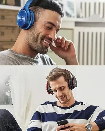 ZIHNIC Bluetooth Headphones Over-Ear, Foldable Wireless and Wired Stereo Headset Micro SD/TF, FM for Cell Phone,PC