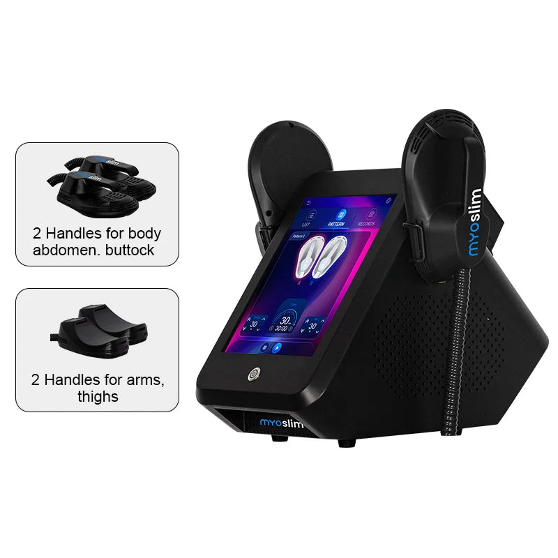 Myoslim Body Slim Sculpt Muscle Stimulate Fat Removel 6500W  Eletric Machine Hi-emt RF Weight Lose Portable Electromagnetic