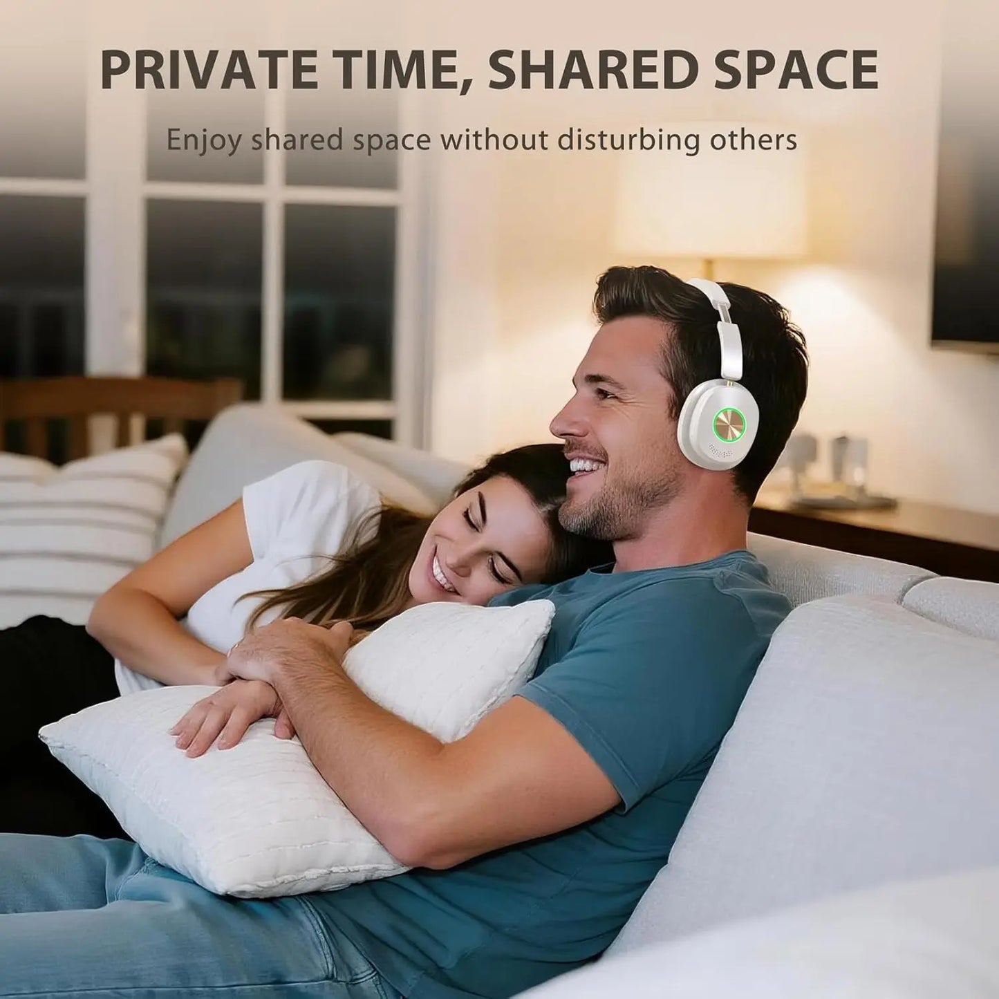 Wireless Headphones for TV Watching, Over Ear TV Headset with Transmitter Charging Dock, Bluetooth 5.4, No Audio Delay, Gift for Seniors